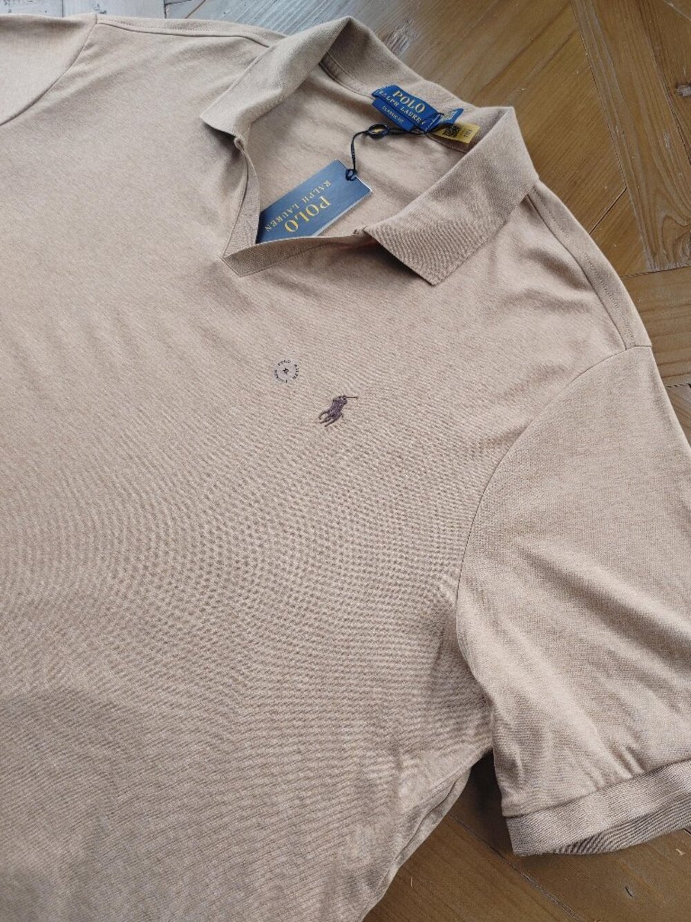 Polo Ralph Lauren Coffee Brown V Polo size XL